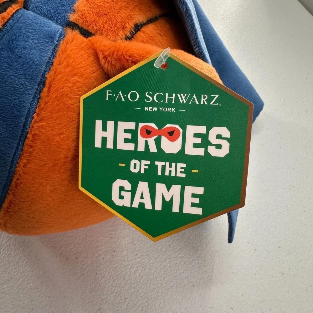 FAO Schwarz Heroes‎ Of The Game Plush Basketball Superhero Toy Cape Stuffed Gift